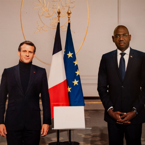 ambassadeur haiti président emmanuel macron