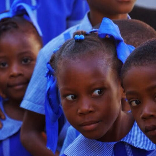 enfants école uniforme haiti